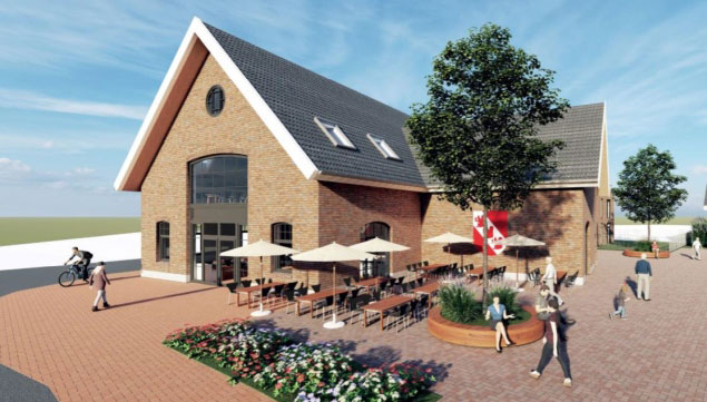 Dorfplatz Erle Genossenschaft Dorfgasthof Wir in Erle hub erle dorf muensterland erle 1